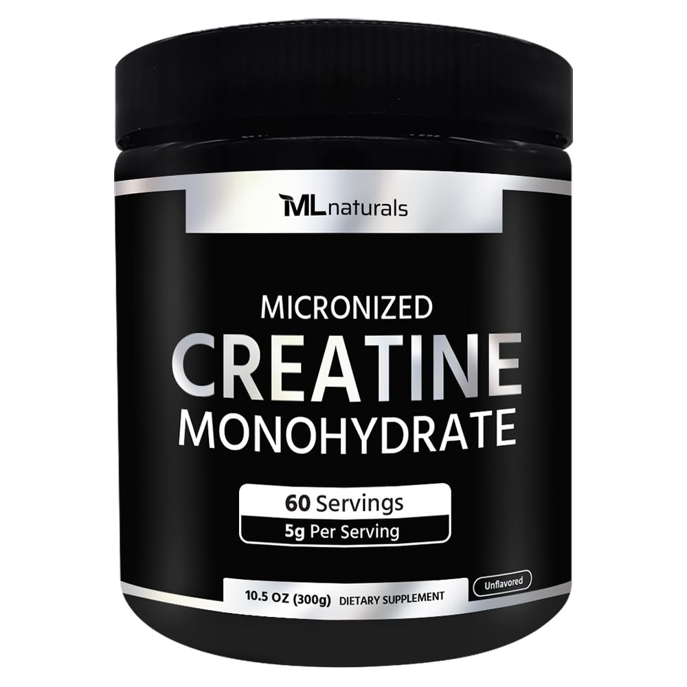Micronized Creatine Monohydrate 5g 300g 60 Servings Pure Powder I90790