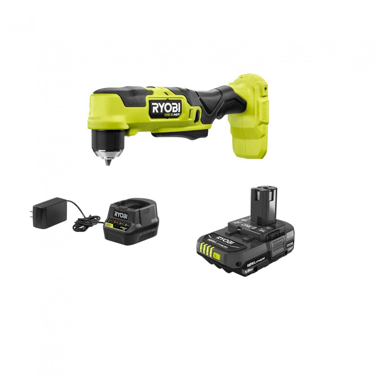 18V Brushless Cordless Compact 3/8 in. Right Angle Drill Kit Y911997