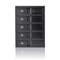 Black 5-Bay Raid Hard Drive Enclosure M733594