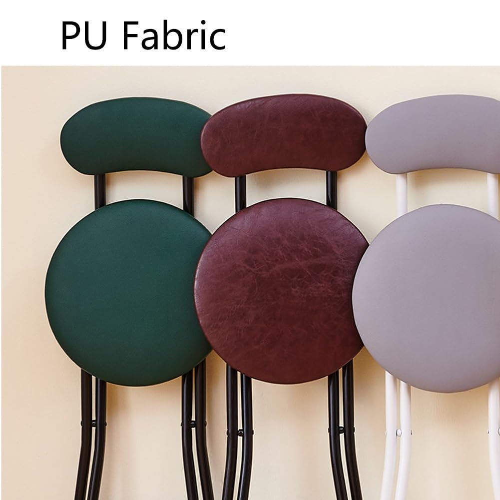 18 Inch Folding Bar Stool with Backrest H333