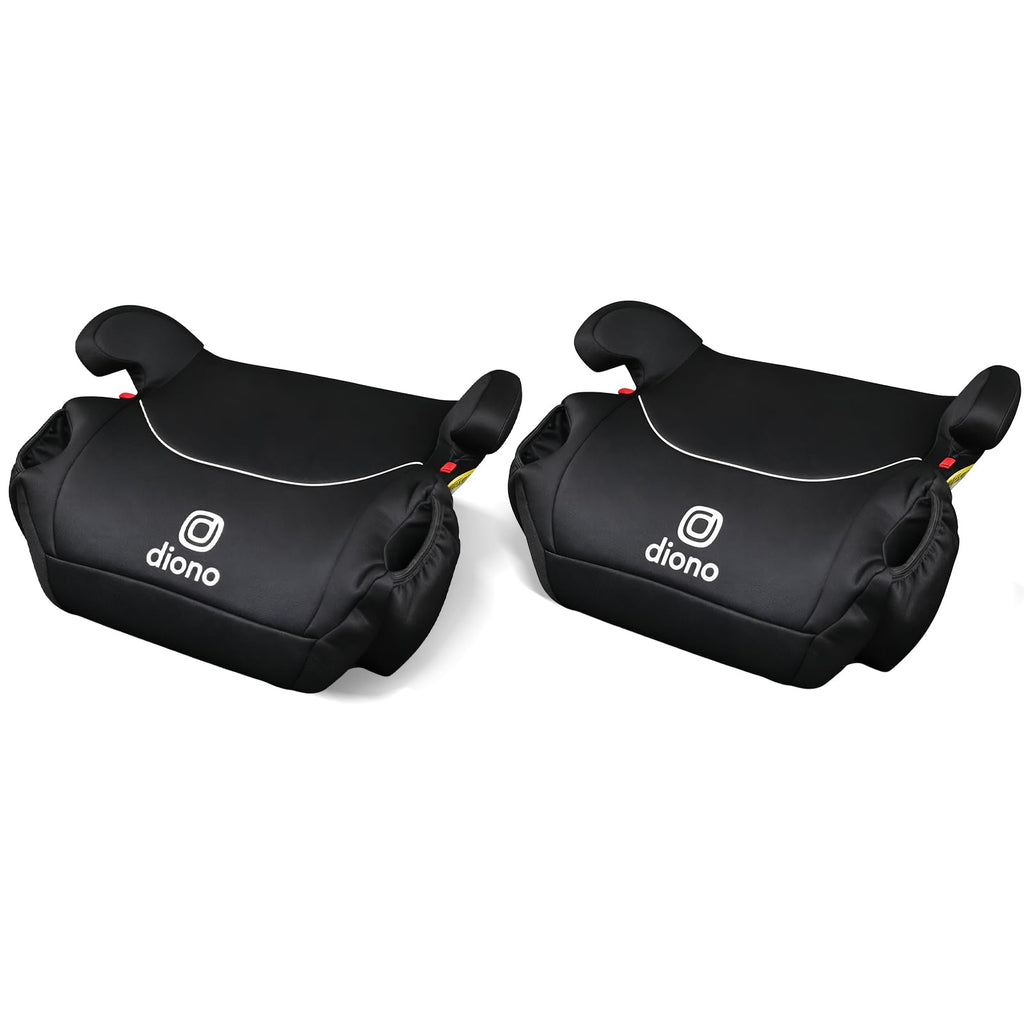 Black Backless Booster Car Seats, Pack of 2 B8913