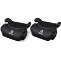 Black Backless Booster Car Seats, Pack of 2 B8913