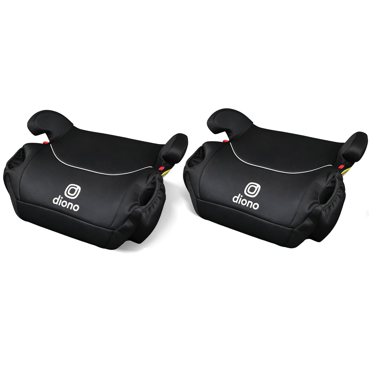 Black Backless Booster Car Seats, Pack of 2 B8913