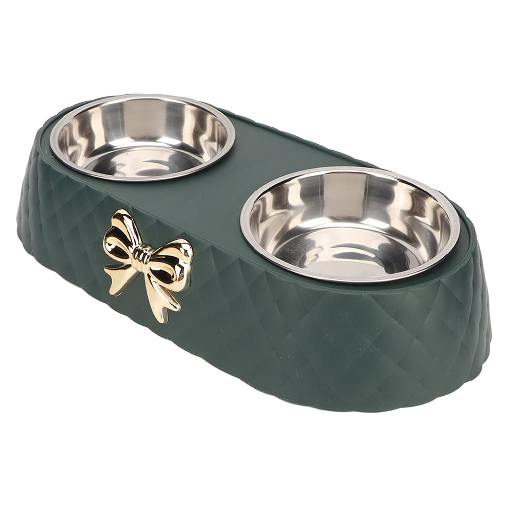 Stainless Steel Raised Tilted Pet Bowl T46661