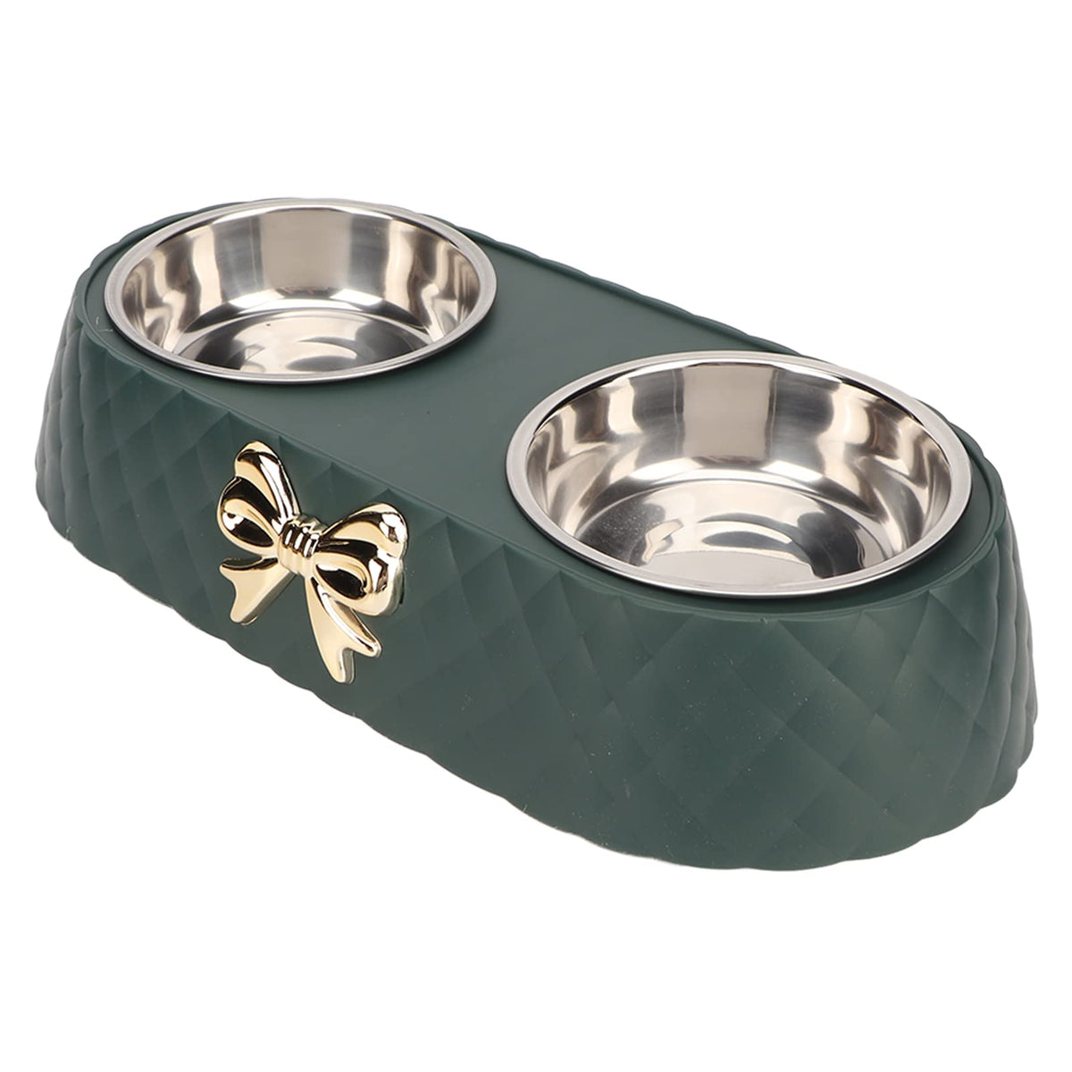 Stainless Steel Raised Tilted Pet Bowl T46661