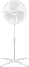16-inch Oscillating Pedestal Fan with 3-Speed Control, White L5531
