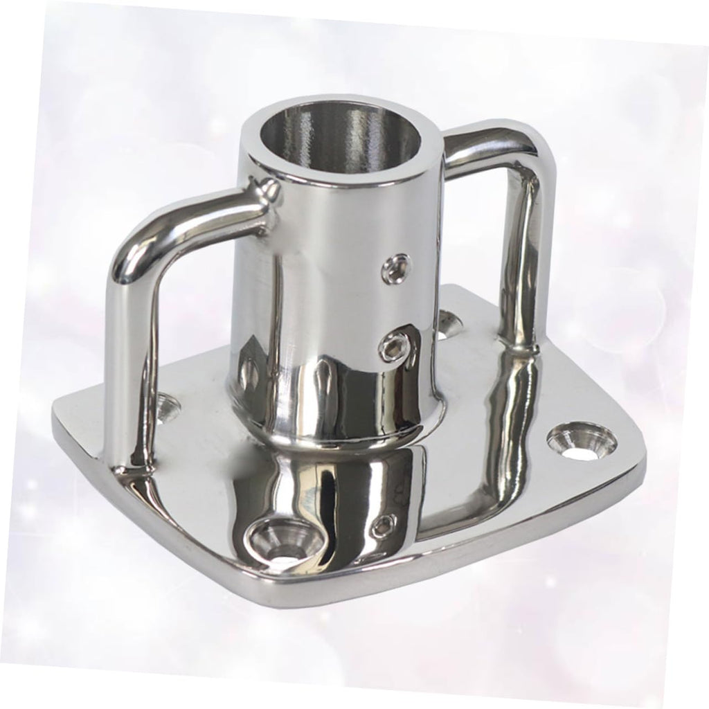 2pcs Stainless Steel Flag Pole Socket Base T246