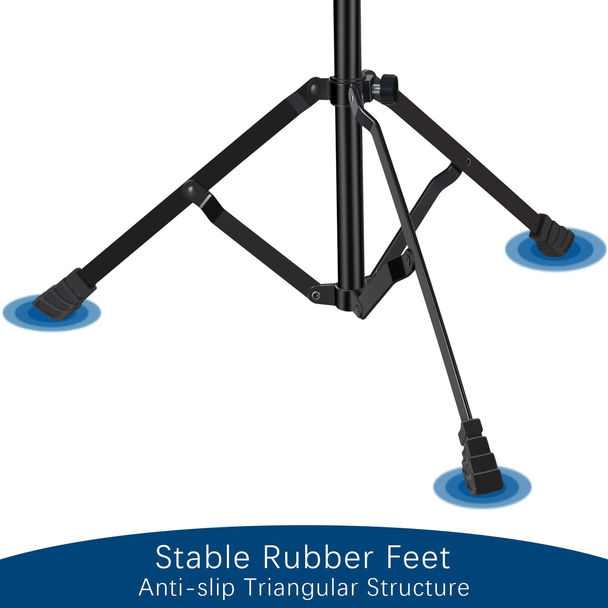 Trombone Stand Retractable Height Adjustment O553