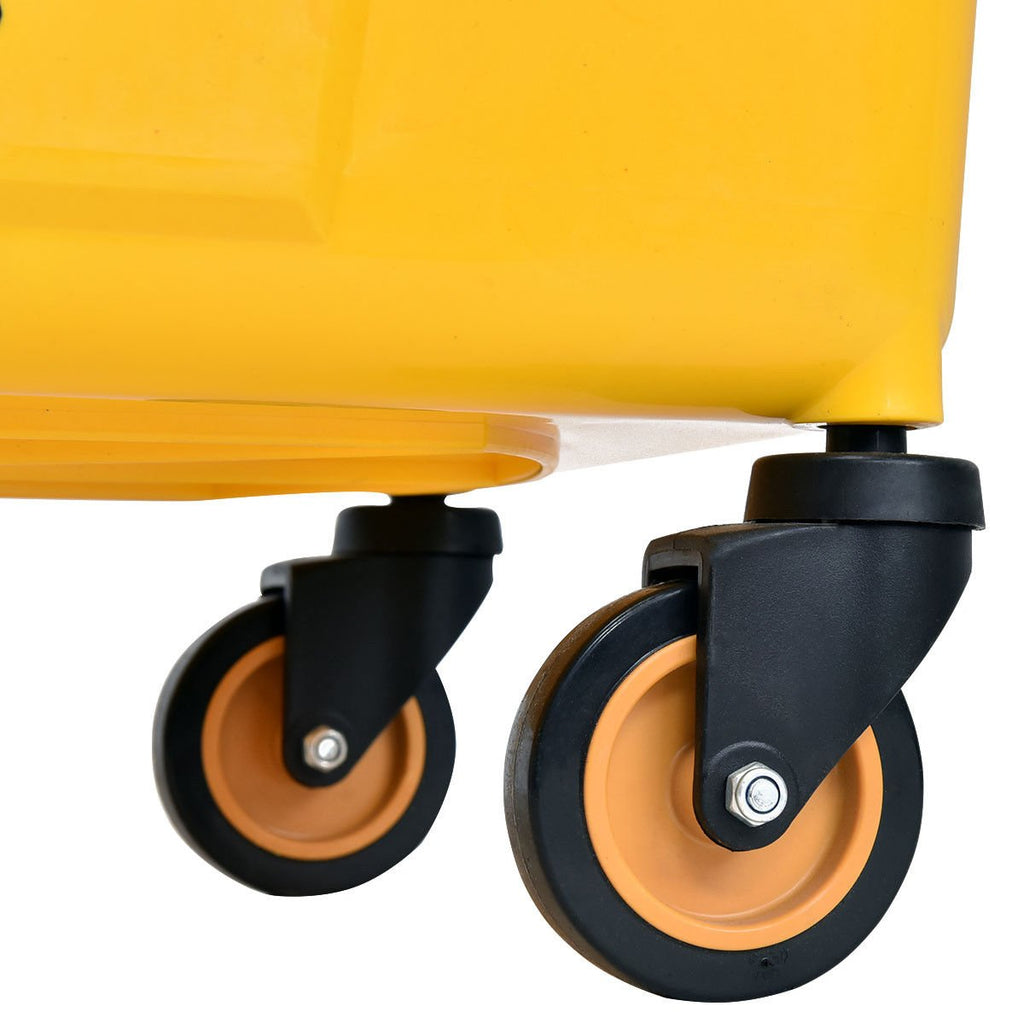 Yellow 35 Quart Side Press Mop Bucket Z470