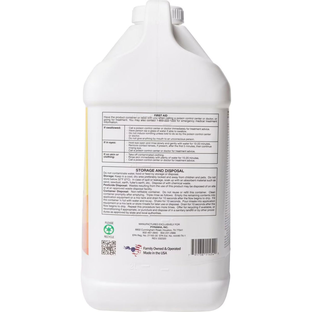 1-10 HPS Concentrate Refill 2.5 Gallon Automatic Spray Systems Fly Control A56114