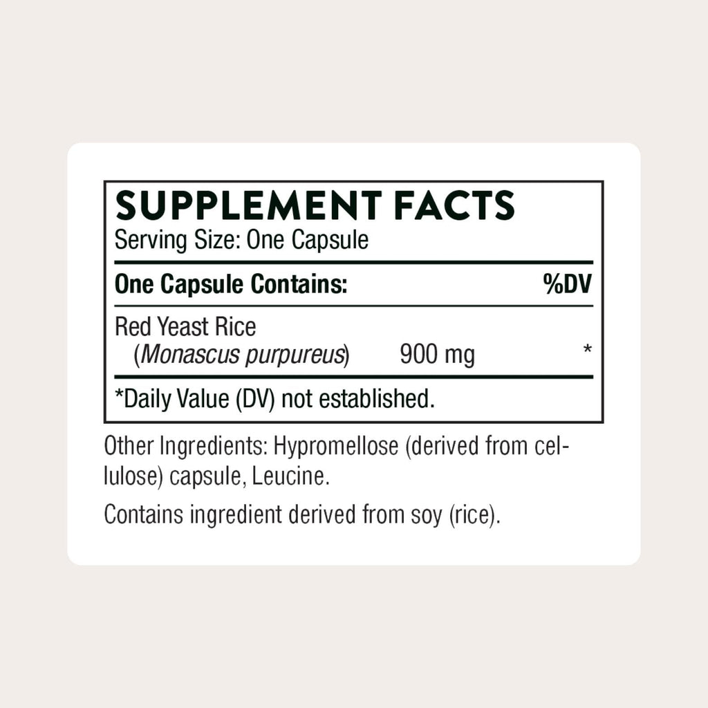 Red Yeast Rice 900 mg 120 Capsules O586