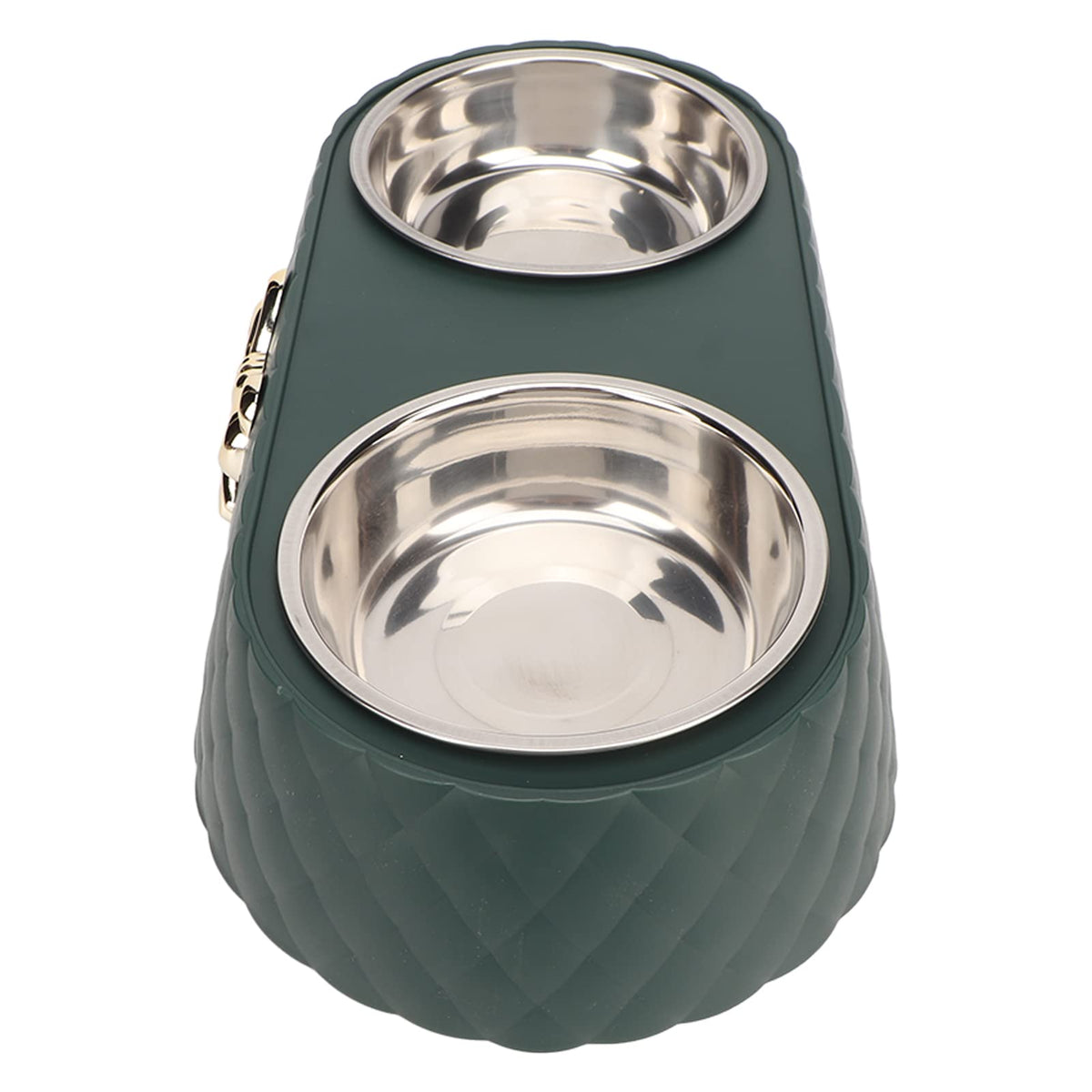 Stainless Steel Raised Tilted Pet Bowl T46661