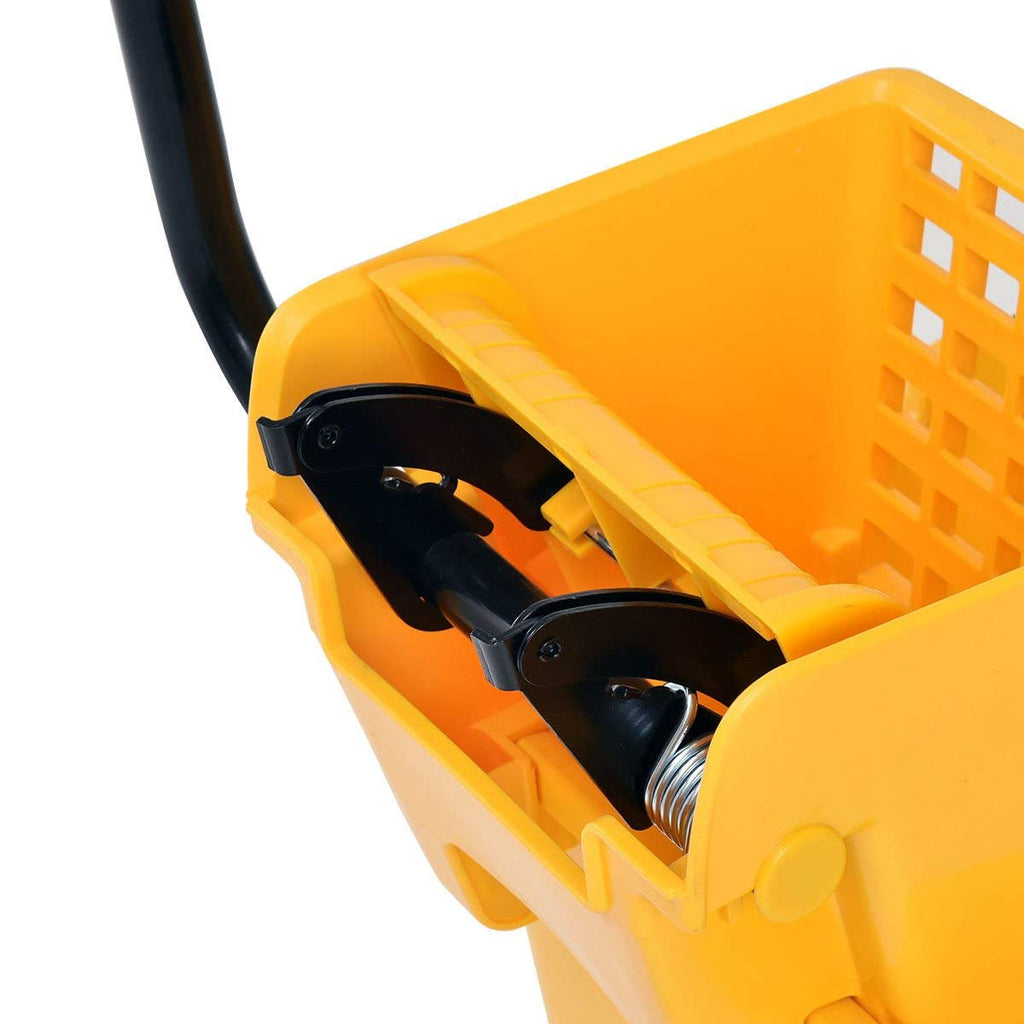 Yellow 35 Quart Side Press Mop Bucket Z470