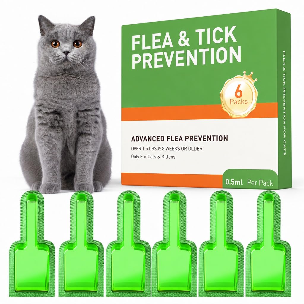 6 Pack Flea and Tick Prevention for Cats P78748