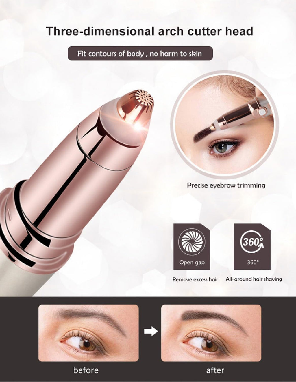 Facial Hair Remover & Eyebrow Trimmer B19268