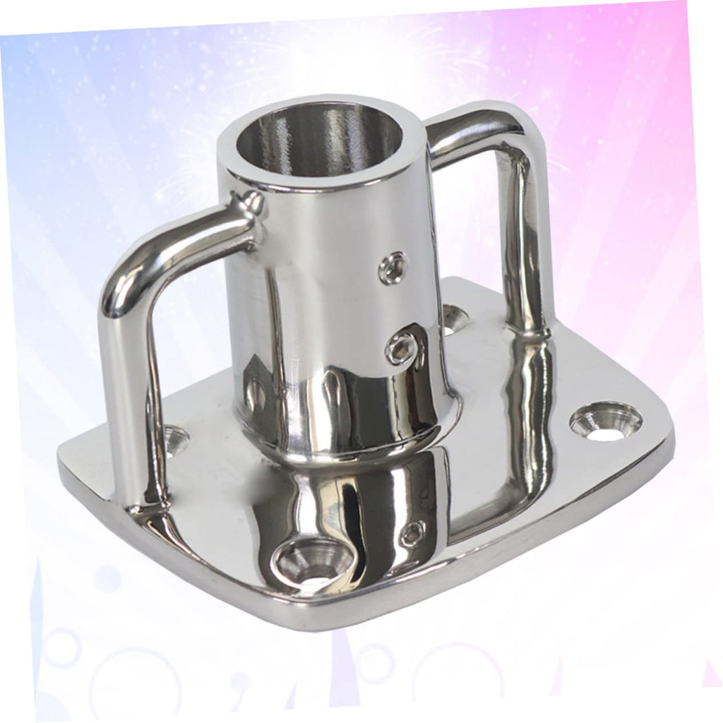 2pcs Stainless Steel Flag Pole Socket Base T246