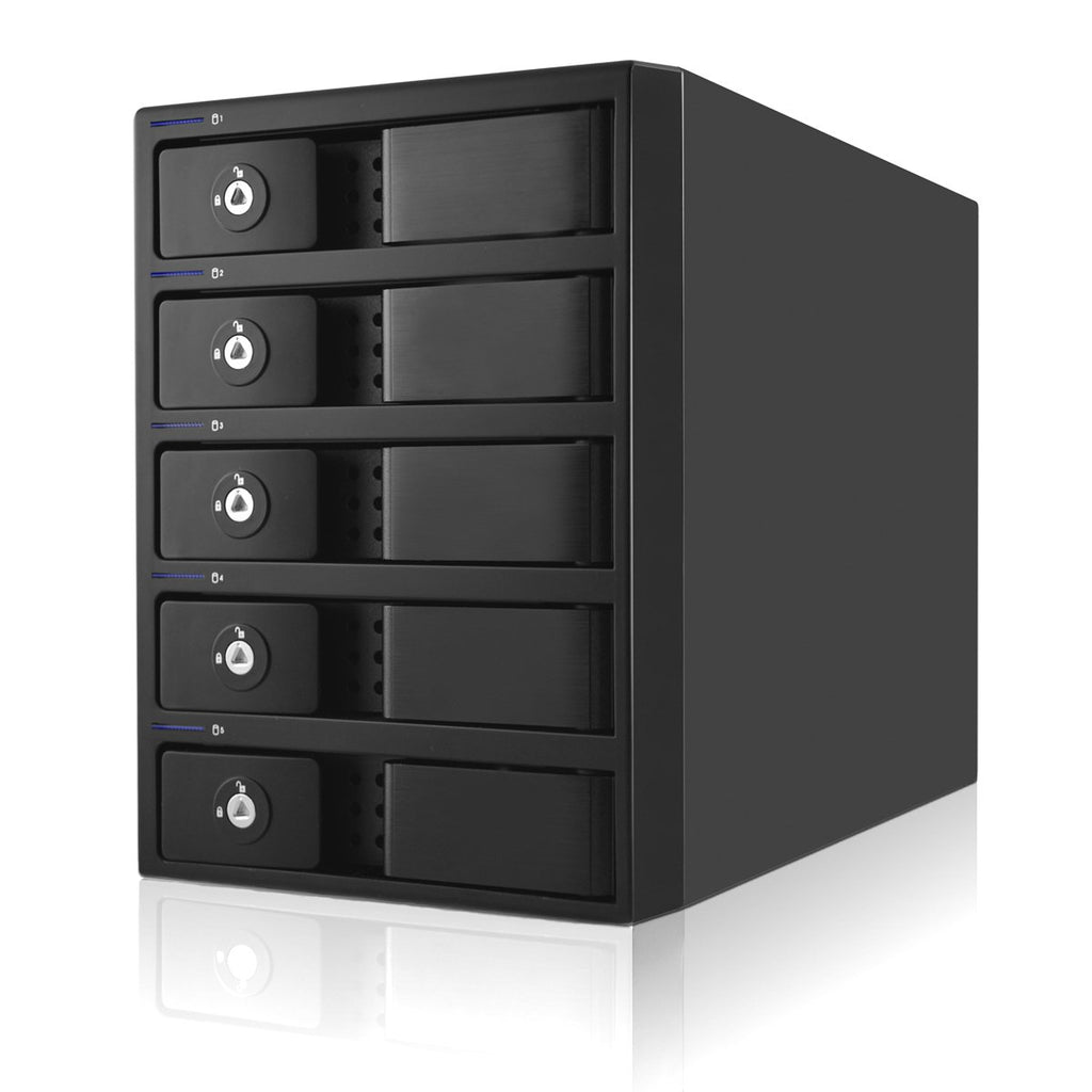 Black 5-Bay Raid Hard Drive Enclosure M733594
