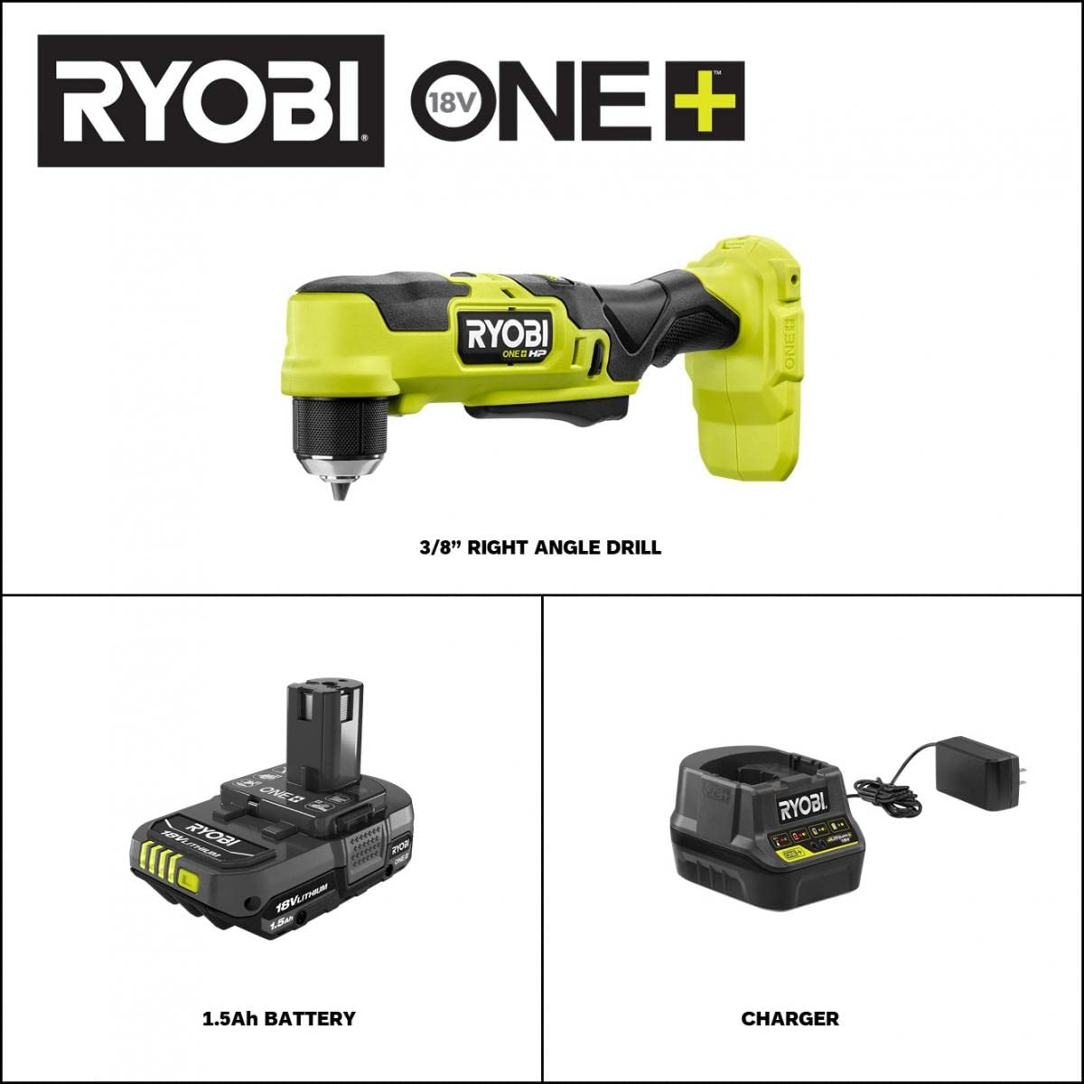 18V Brushless Cordless Compact 3/8 in. Right Angle Drill Kit Y911997