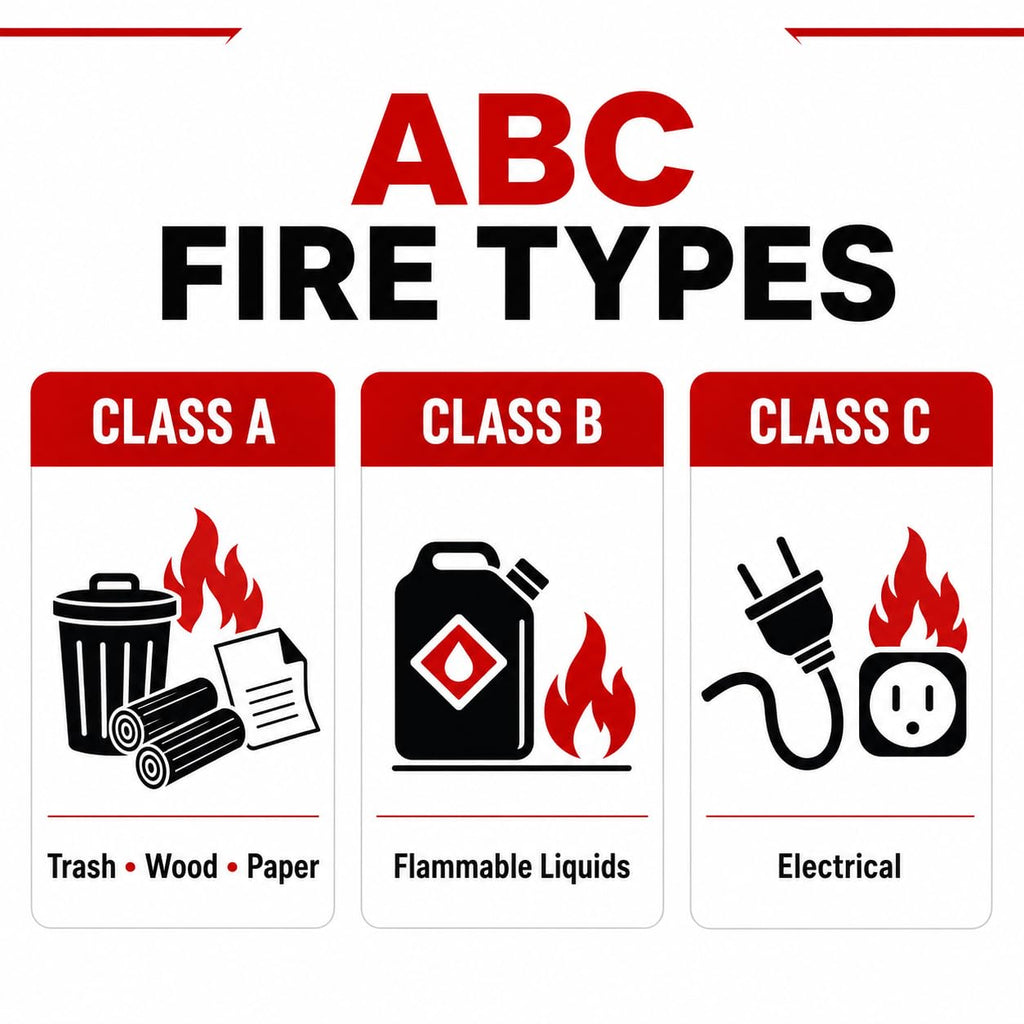 2.5 lb Dry Chemical ABC Fire Extinguisher, 2 Pack Z66081