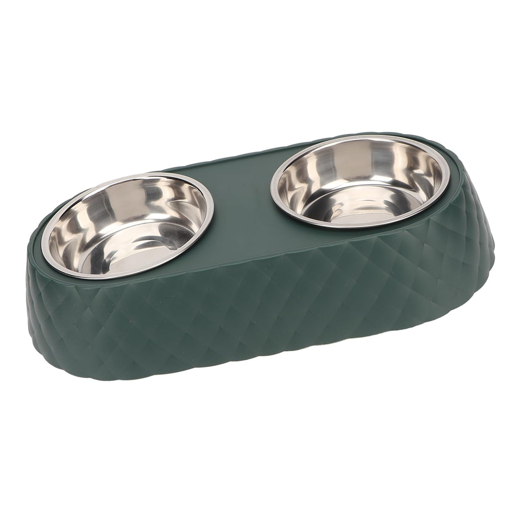 Stainless Steel Raised Tilted Pet Bowl T46661
