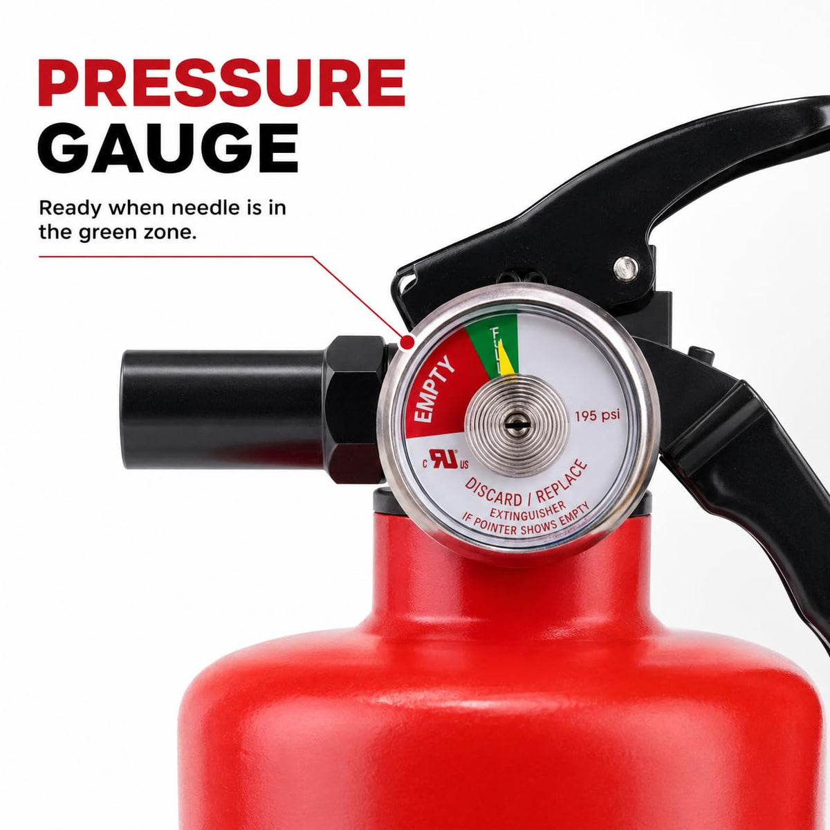 2.5 lb Dry Chemical ABC Fire Extinguisher, 2 Pack Z66081