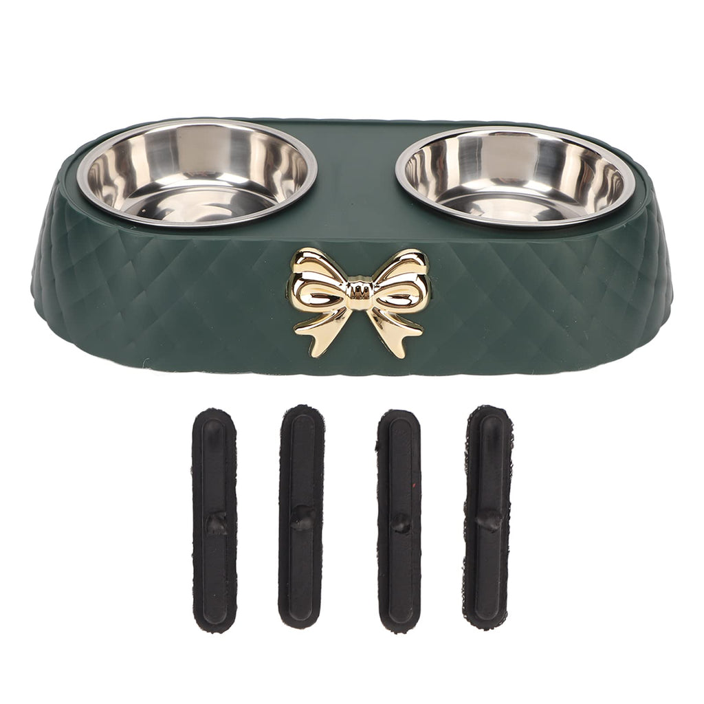 Stainless Steel Raised Tilted Pet Bowl T46661