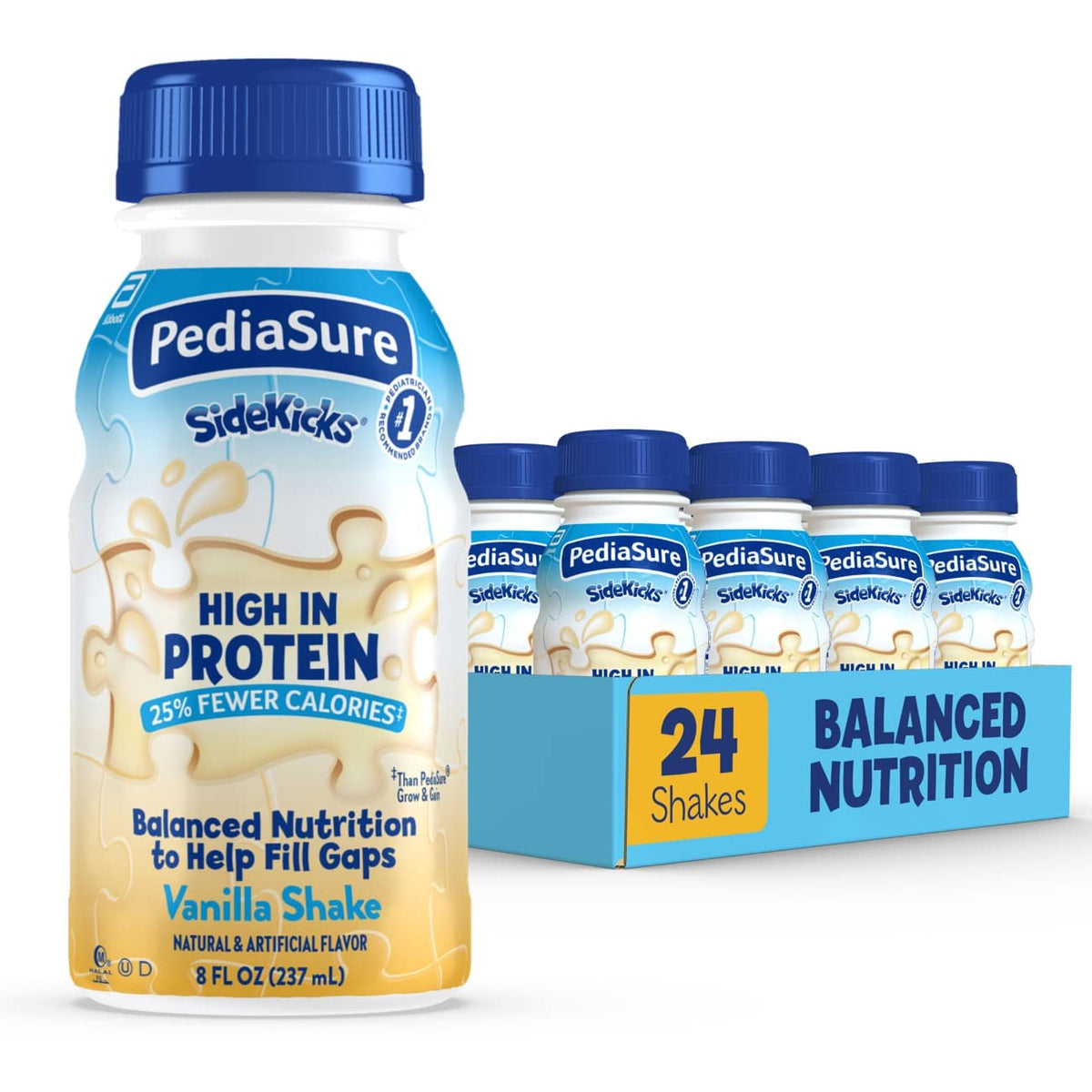 Vanilla Nutrition Shake 8 fl oz Pack of 24 W360790
