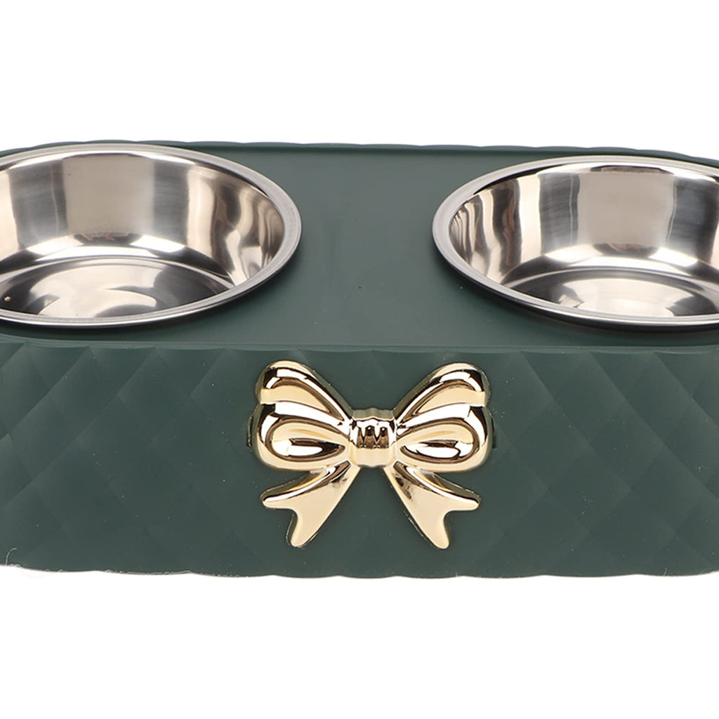 Stainless Steel Raised Tilted Pet Bowl T46661