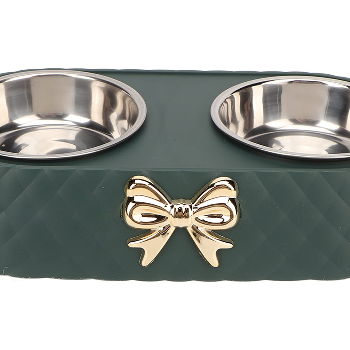 Stainless Steel Raised Tilted Pet Bowl T46661