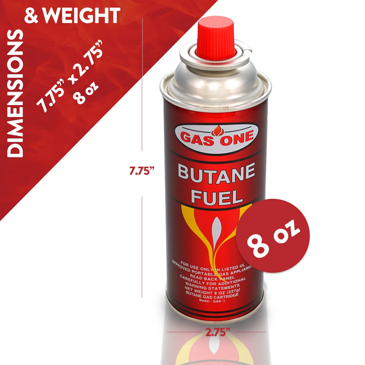 Butane Fuel Canister 12 Pack W50446