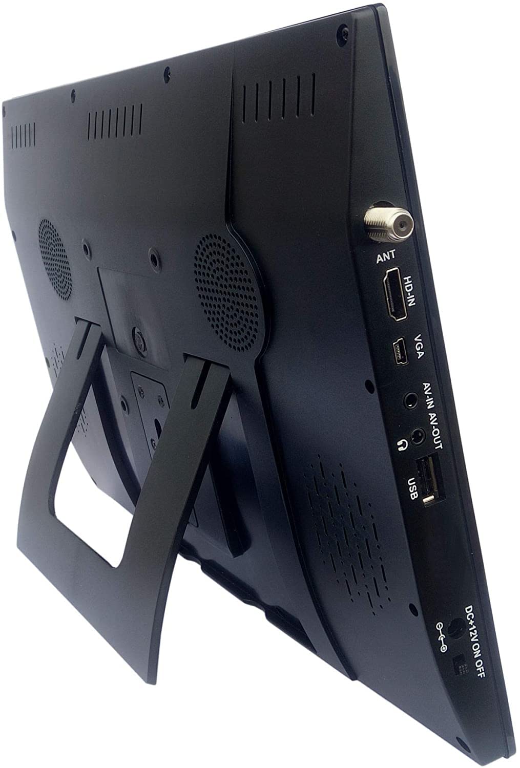 14” Portable LCD TV Monitor 1080P Rechargeable Battery Operated with Remote Control D267420