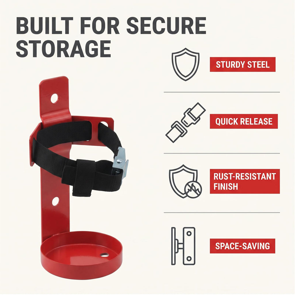 Metal Bracket Fire Extinguisher Mount L78483