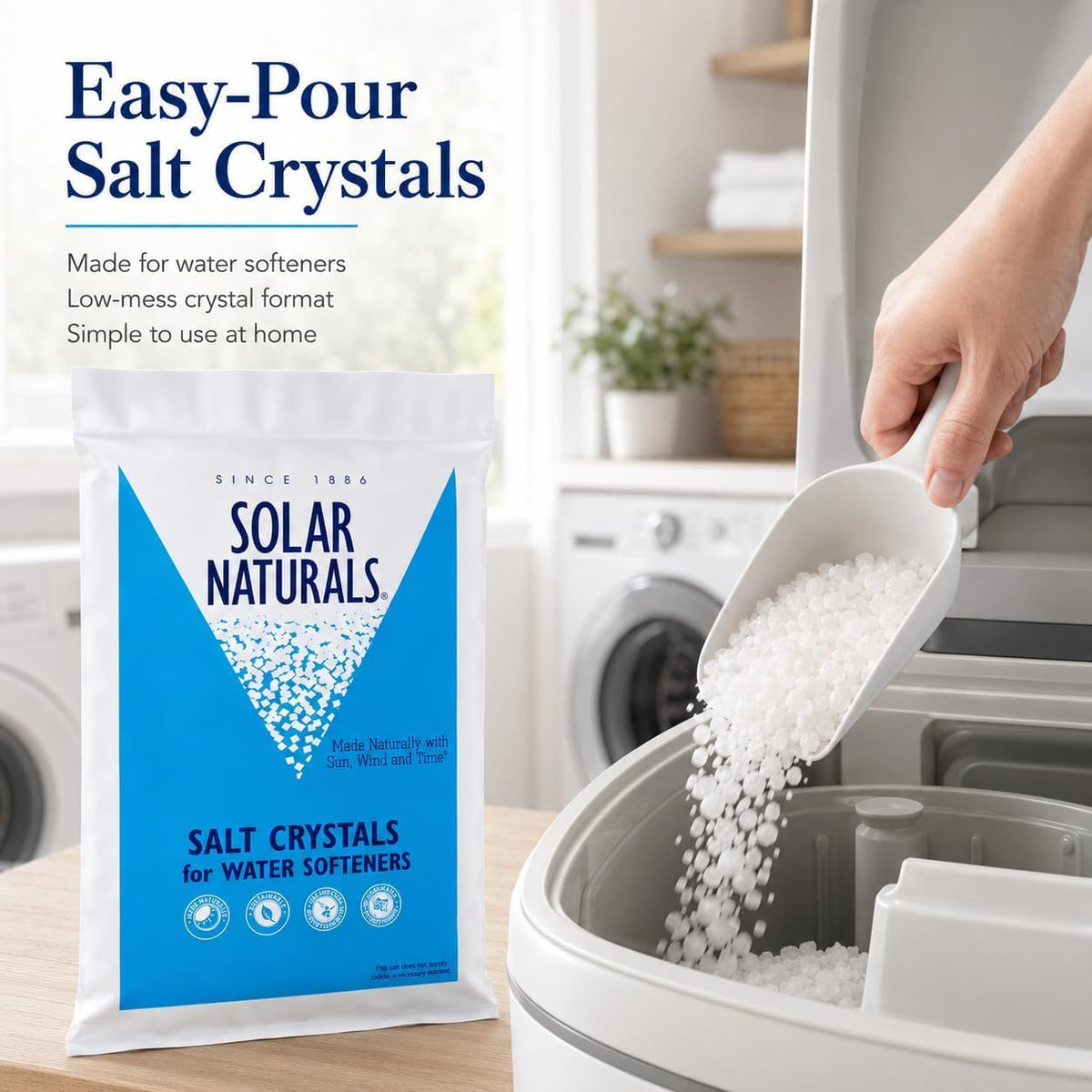 Water Softener Salt Crystals 40lb 2 Pack G3077