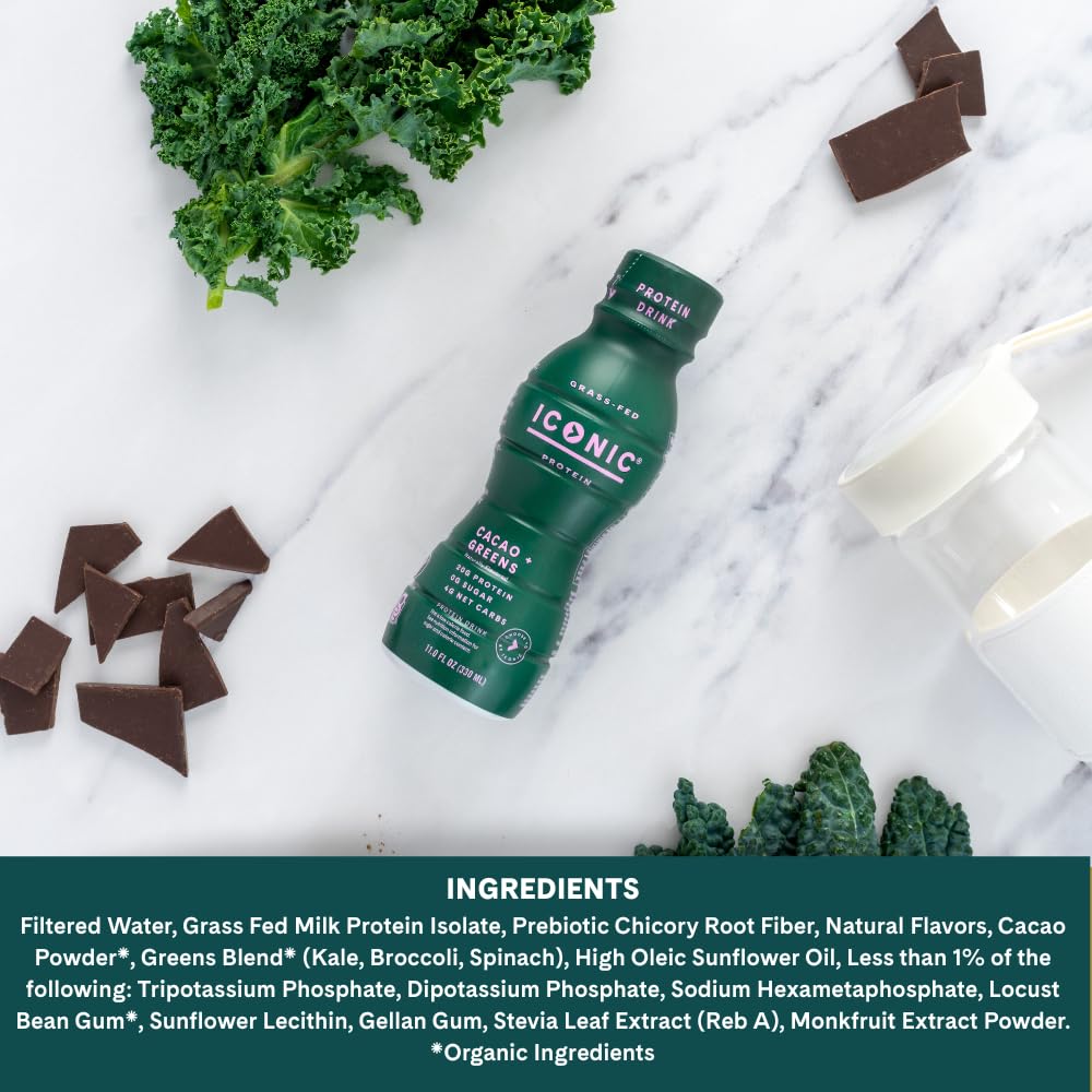 Cacao + Greens Protein Shake 12 Pack K799558