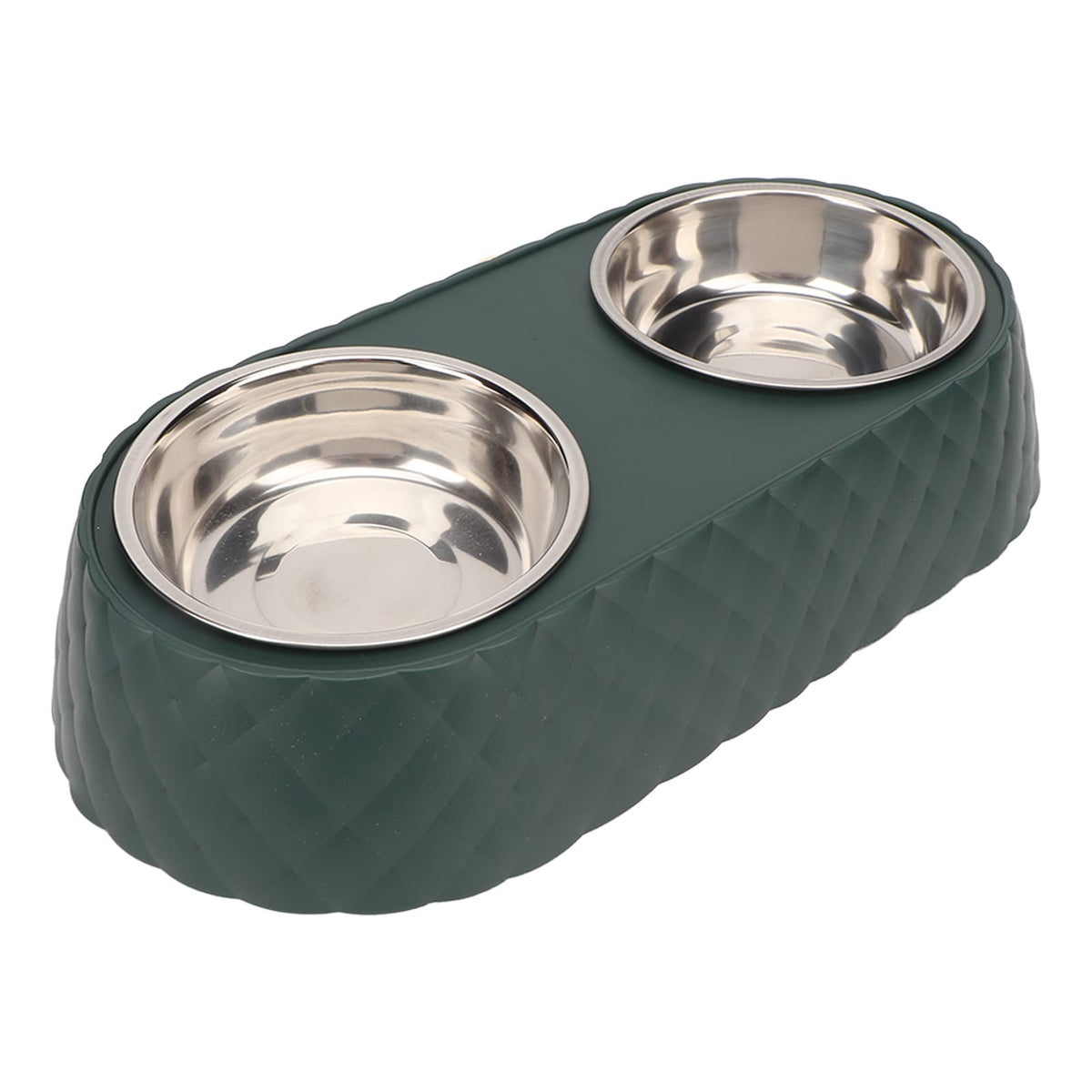 Stainless Steel Raised Tilted Pet Bowl T46661