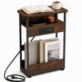 Narrow Side Table with Charging Station G392