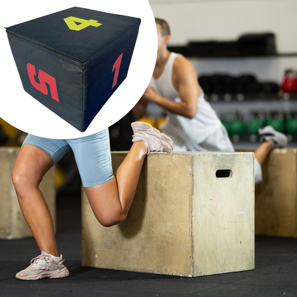 3-in-1 Height Adjustable Plyometric Jump Box V82409