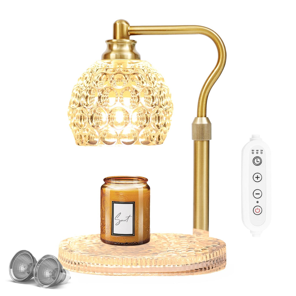 Candle Warmer Lamp with Timer & Dimmer, Height Adjustable F7567
