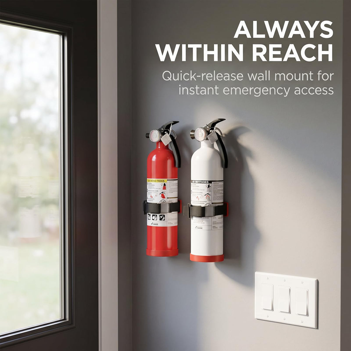 Metal Bracket Fire Extinguisher Mount L78483