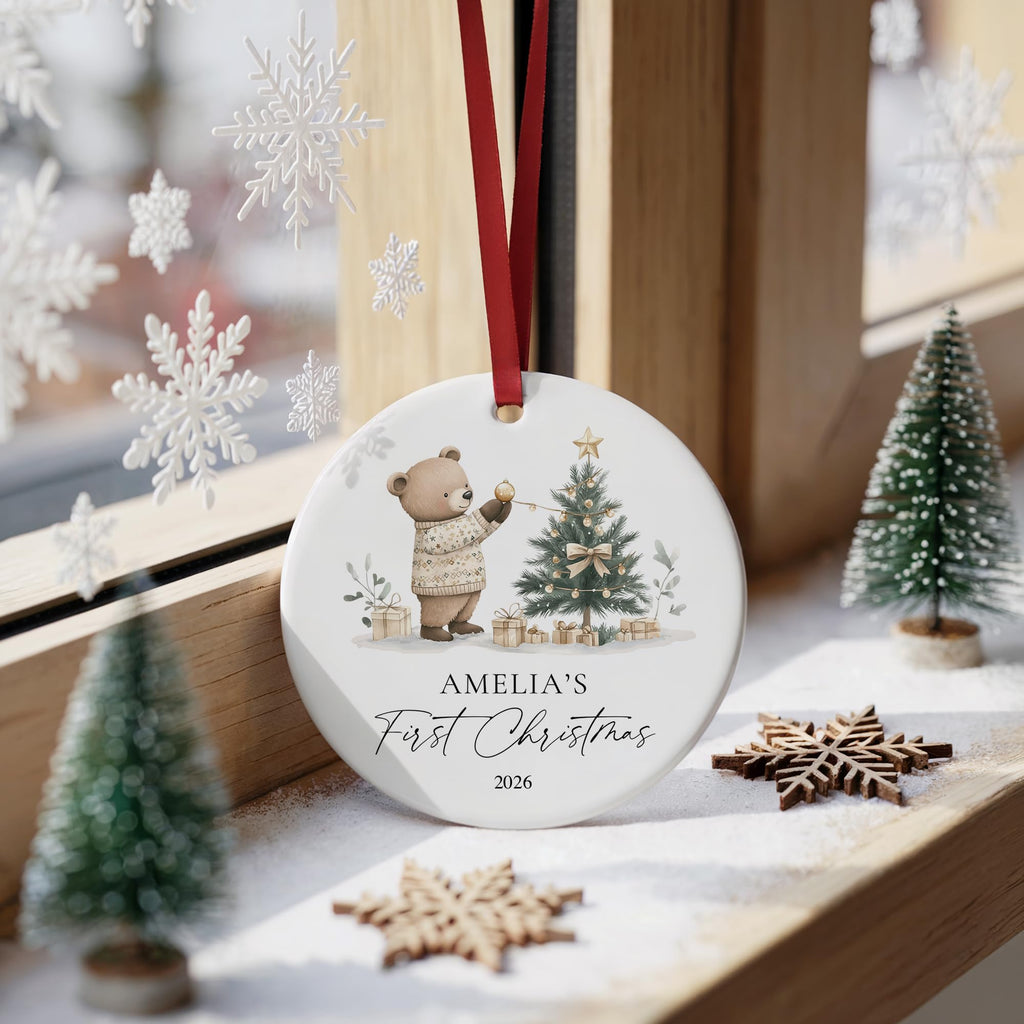 Baby's First Christmas Ornament 2026 W498
