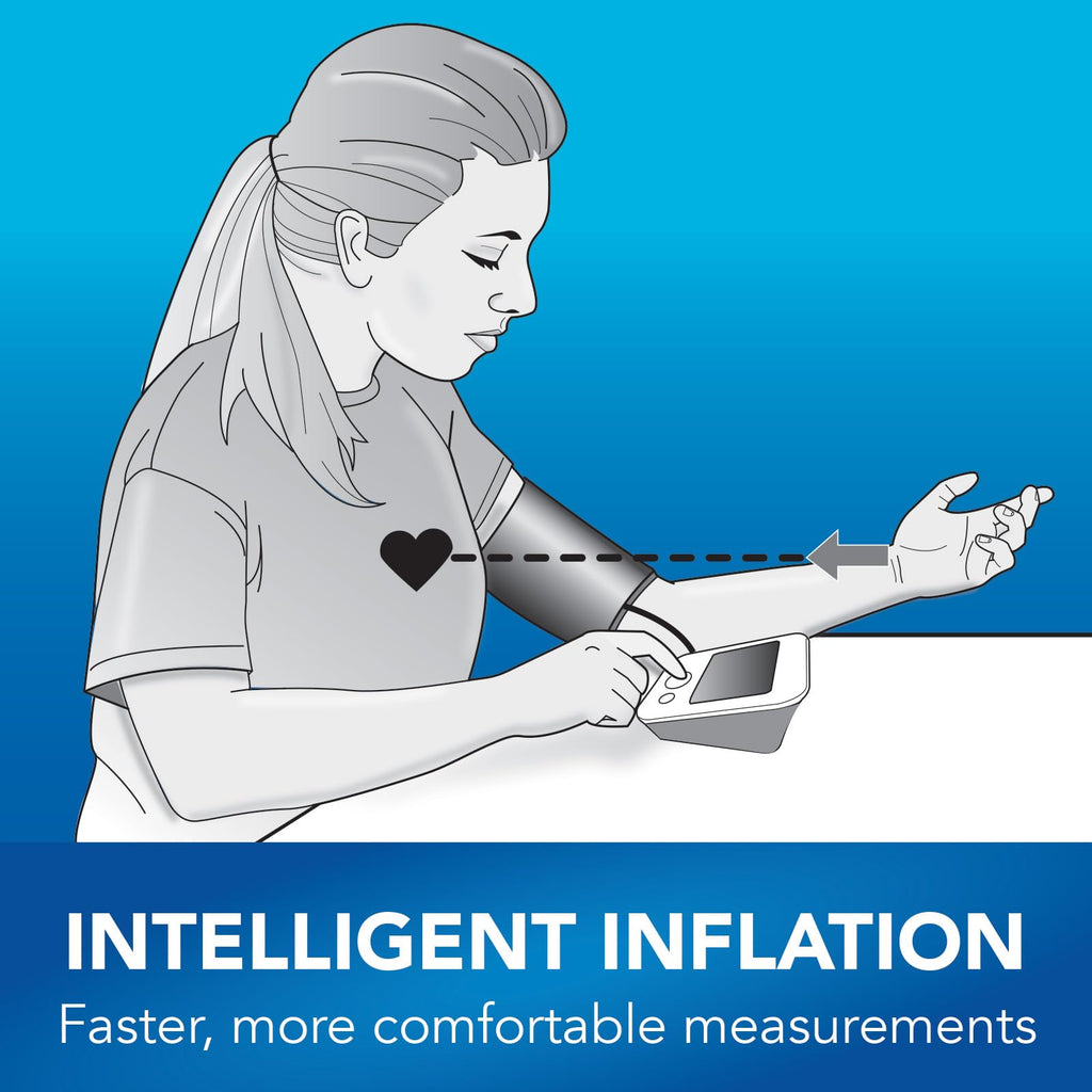 Blood Pressure Monitor with Wide Range Arm Cuff Z59453