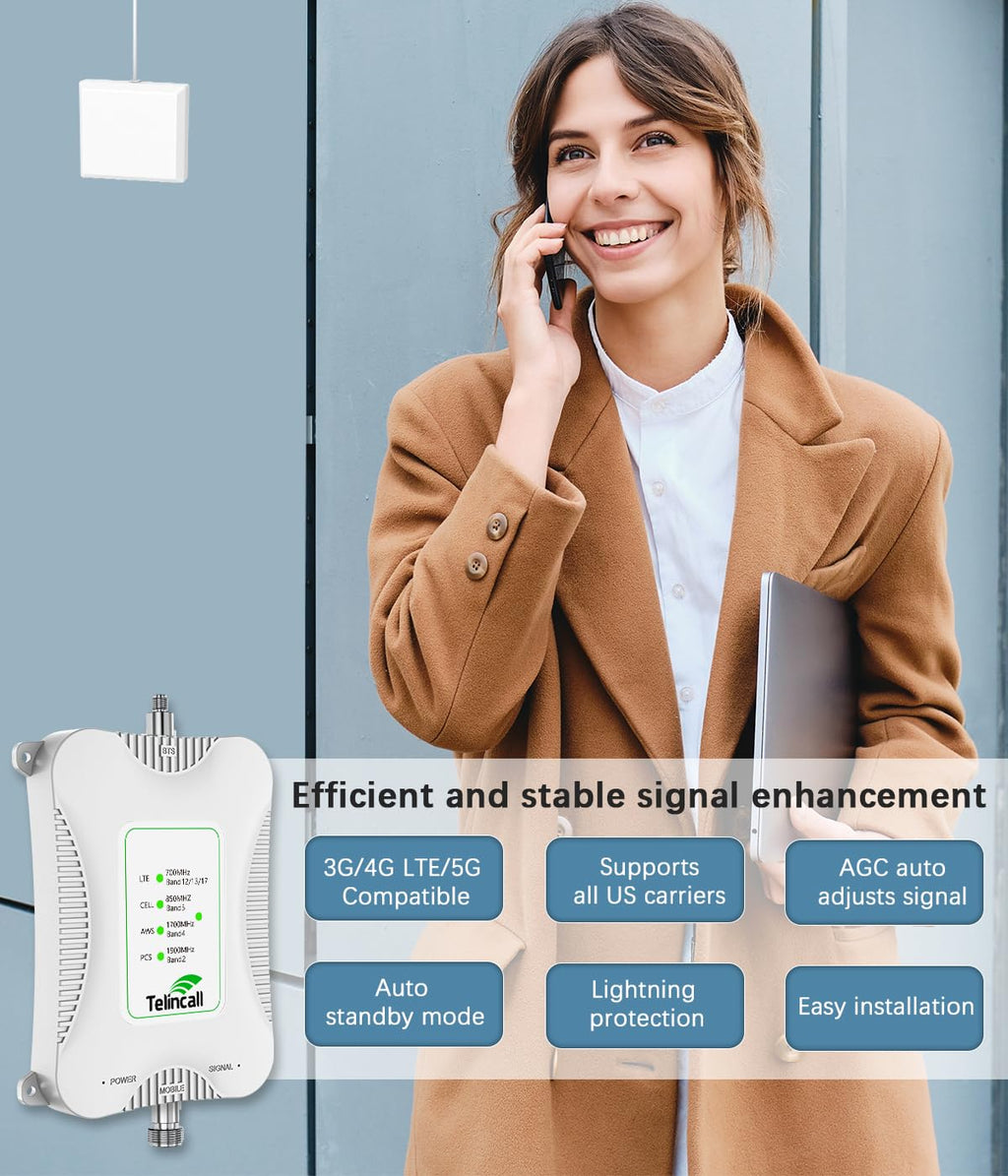 Cell Phone Signal Booster 4G LTE 5G V779