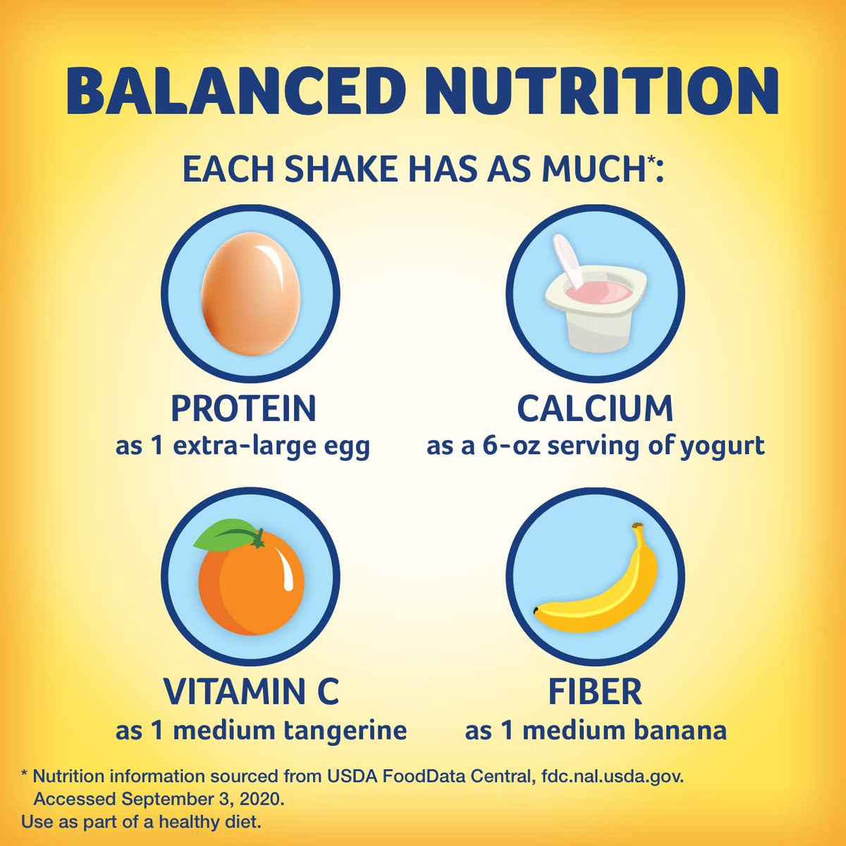 Vanilla Nutrition Shake 8 fl oz Pack of 24 W360790