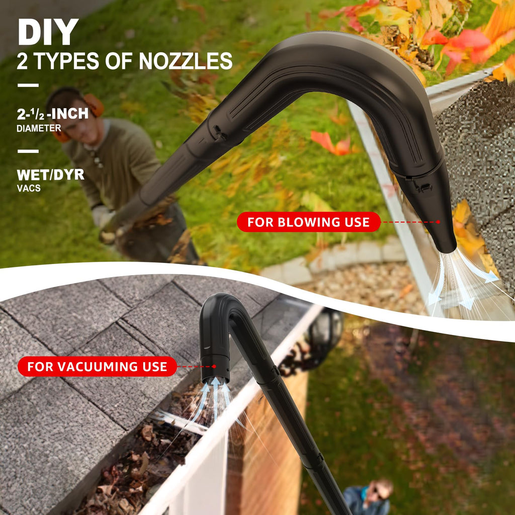 2-1/2 in. Gutter Cleaning Attachment Kit for Wet Dry Vac Z771