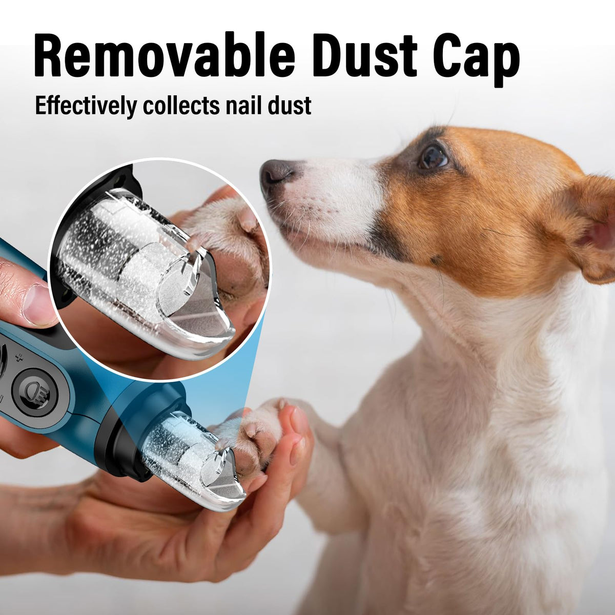 Dog Nail Grinder with 2 LED Lights Rechargeable M30266