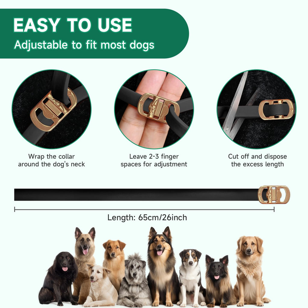 4 Pack Flea Collar for Dogs D360367