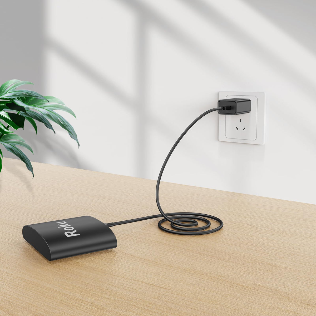 2A Power Adapter with USB Type-C and Micro USB Cables F8936