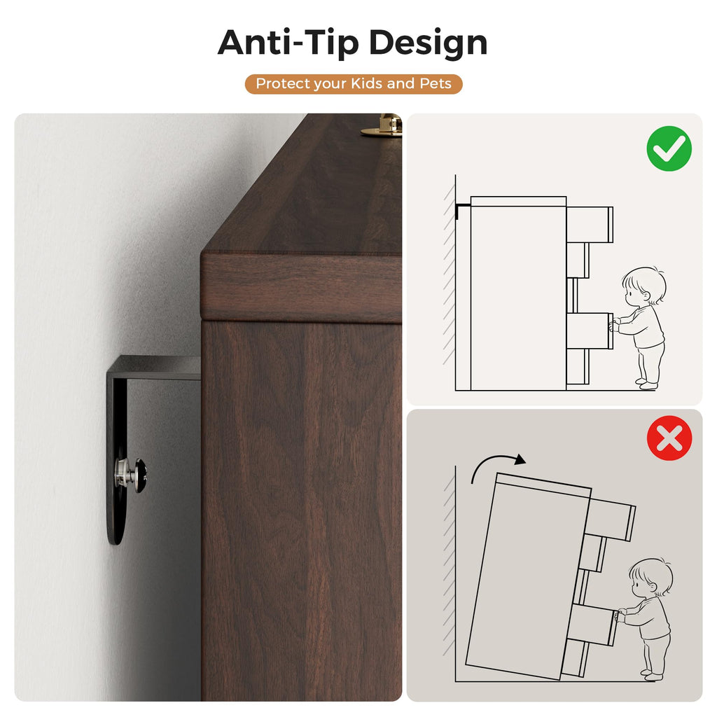 Brown 5 Drawer Dresser A98711