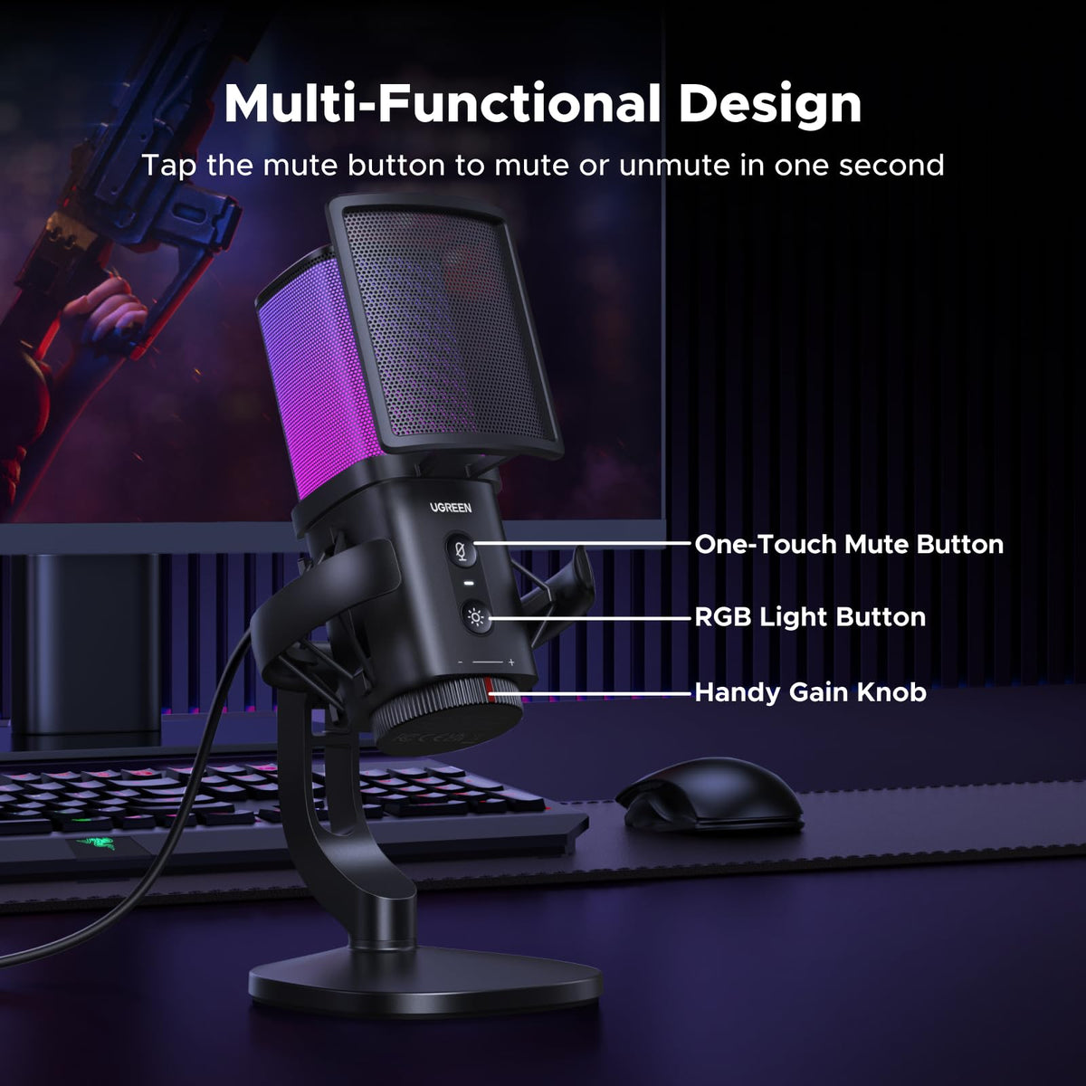 USB Condenser Microphone K7609