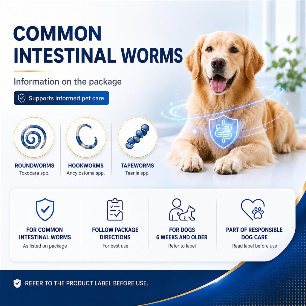 Pyrantel Pamoate & Praziquantel Canine Tablets 48 Tablets F184796